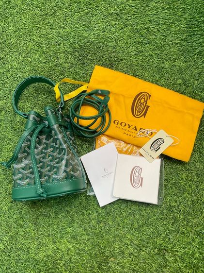 กระเป๋าหนังแท้ สีเขียว รูปที่ 10