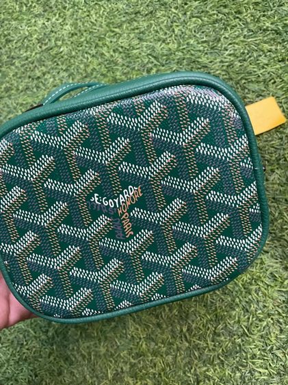 กระเป๋าหนังแท้ สีเขียว รูปที่ 6