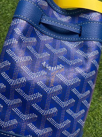 กระเป๋าหนังแท้ สีน้ำเงิน รูปที่ 10