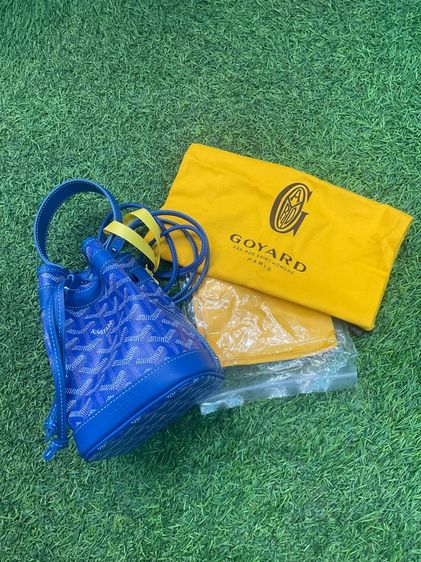 กระเป๋าหนังแท้ สีน้ำเงิน รูปที่ 11