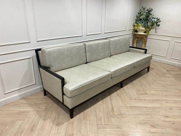 โซฟา 3 ที่นั่ง เบาะผ้า สีเทา รูปที่ 3