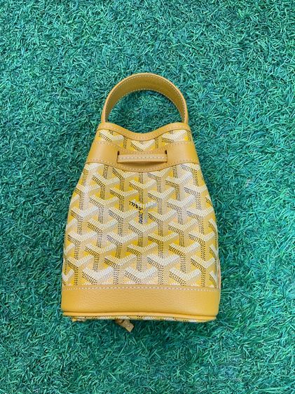 กระเป๋าหนังแท้ สีเหลือง รูปที่ 5