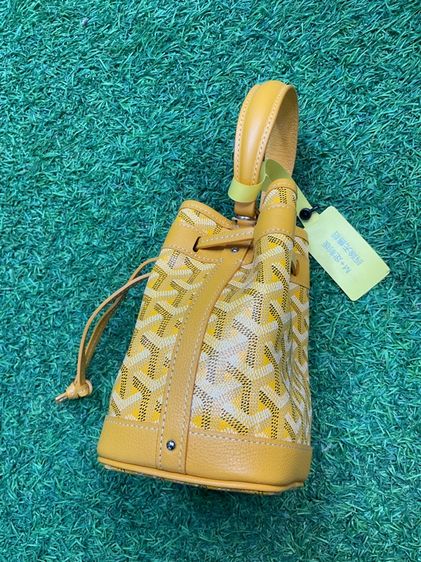 กระเป๋าหนังแท้ สีเหลือง รูปที่ 2