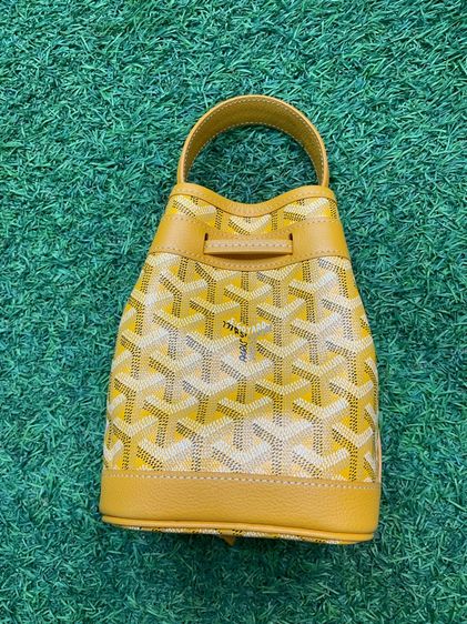 กระเป๋าหนังแท้ สีเหลือง รูปที่ 3