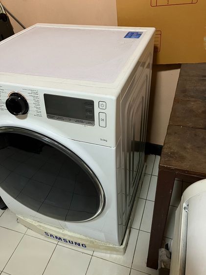 SAMSUNG เครื่องอบผ้าฝาหน้า 9 กก heat pump รุ่น DV90H8000HW ประหยัดไฟ รูปที่ 3