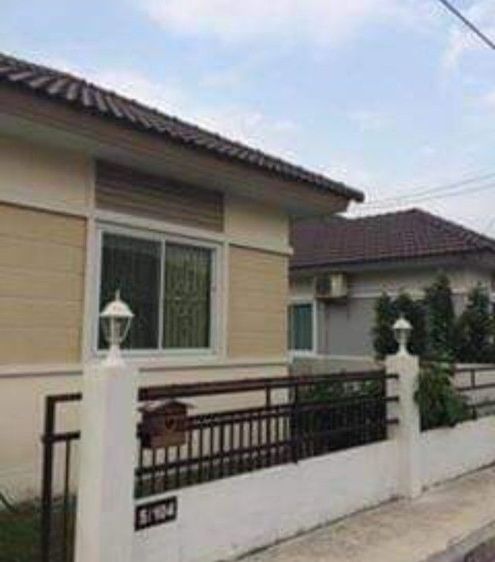 บ้านทำเลทอง บ้านแฝดชั้นเดียว  ลำลูกกาคลอง7 วงแหวนรอบนอกขายบ้าน หมู่บ้านบดินทร์3