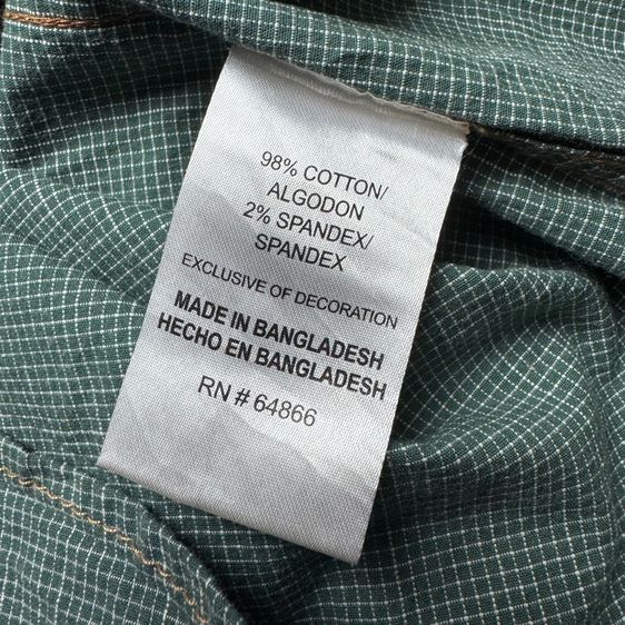 เสื้อเชิ้ต​ Lee Size L รูปที่ 9