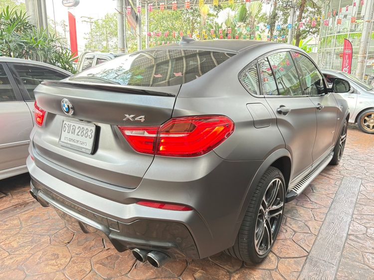 BMW X4 2018 2.0 xDrive20d M Sport 4WD Utility-car ดีเซล ไม่ติดแก๊ส เกียร์อัตโนมัติ ขาว รูปที่ 3
