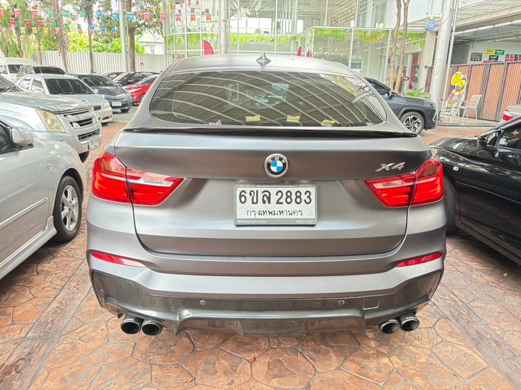 BMW X4 2018 2.0 xDrive20d M Sport 4WD Utility-car ดีเซล ไม่ติดแก๊ส เกียร์อัตโนมัติ ขาว รูปที่ 4