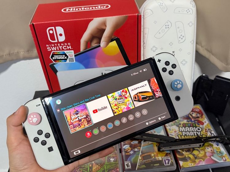 เครื่องเกมส์นินเทนโด เชื่อมต่อไร้สายได้ Nintendo Switch Oled