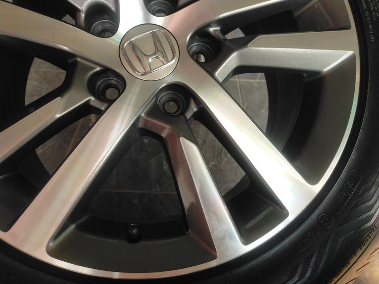 แม็กฮอนด้า ขอบ16 พร้อมยางกู๊ดเยียร์ 215 55 16 ปี24 แม็กสวยทุกวง ไม่ดุ้งไม่คดไม่แตก ยางสวยทุกเส้นใส่ civic ได้ทุกรุ่น รูปที่ 6