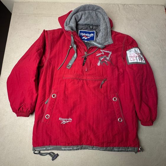 เสื้อกันหนาว​ Reebok 90s งานดิเทล​หล่อ หายาก Size L