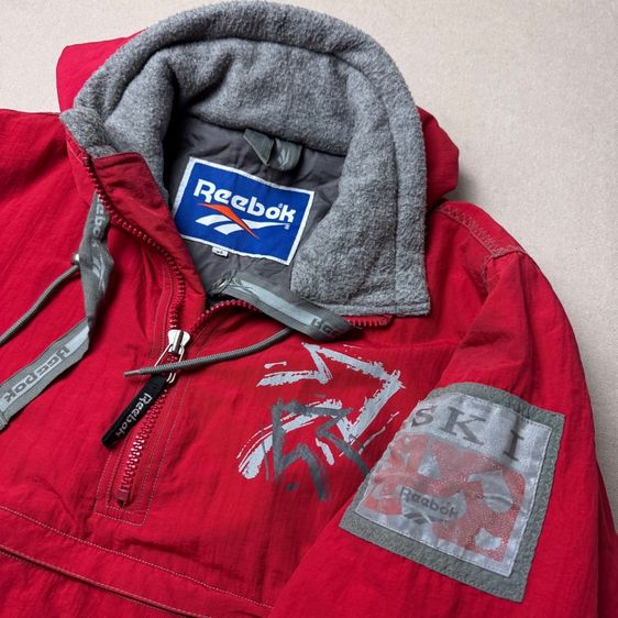 เสื้อกันหนาว​ Reebok 90s งานดิเทล​หล่อ หายาก Size L รูปที่ 3