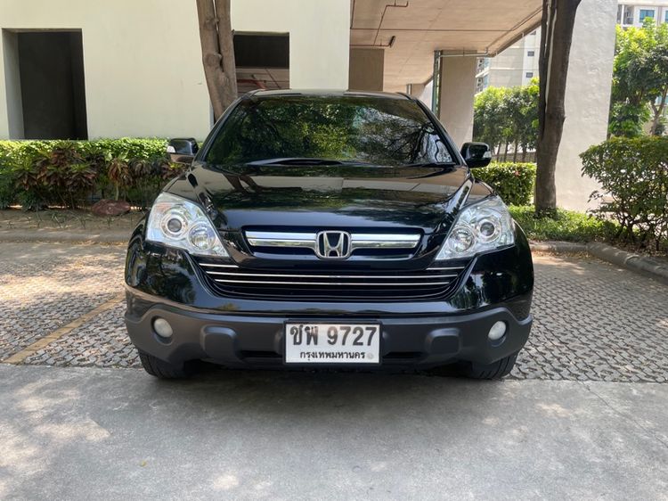 Honda CR-V 2007 2.0 S Utility-car เบนซิน ไม่ติดแก๊ส เกียร์อัตโนมัติ ดำ รูปที่ 2