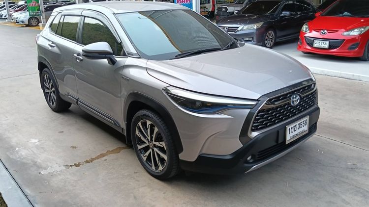 รถ Toyota Corolla Cross 1.8 HEV Premium สี เทา