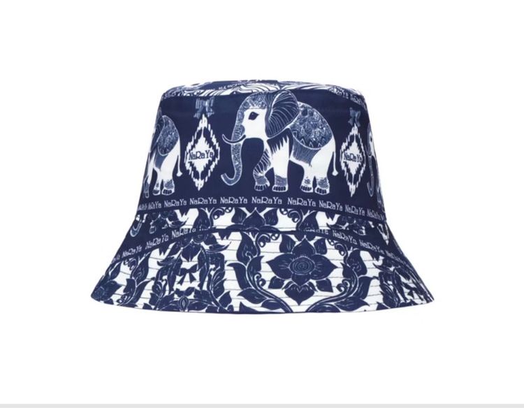 หมวกและหมวกแก๊ป หมวกบักเก็ต Naraya สีน้ำเงิน