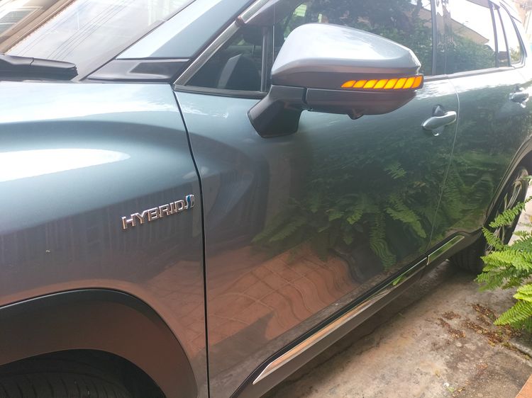 Toyota Corolla Cross 2021 1.8 Hybrid Premium Safety Utility-car ไฮบริด ไม่ติดแก๊ส เกียร์อัตโนมัติ ฟ้า รูปที่ 3