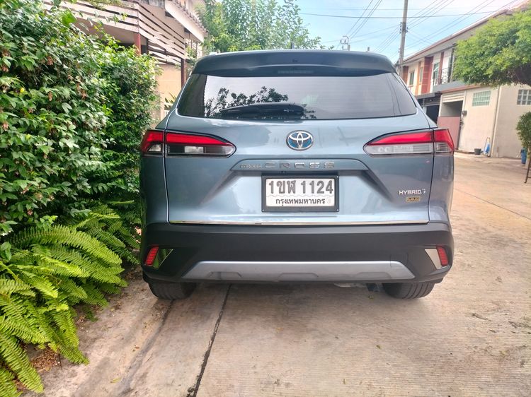 รถ Toyota Corolla Cross 1.8 Hybrid Premium Safety สี ฟ้า