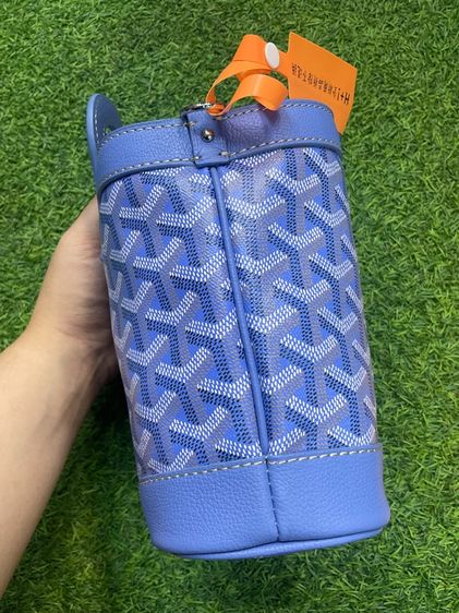 กระเป๋าหนังแท้ สีน้ำเงิน รูปที่ 4