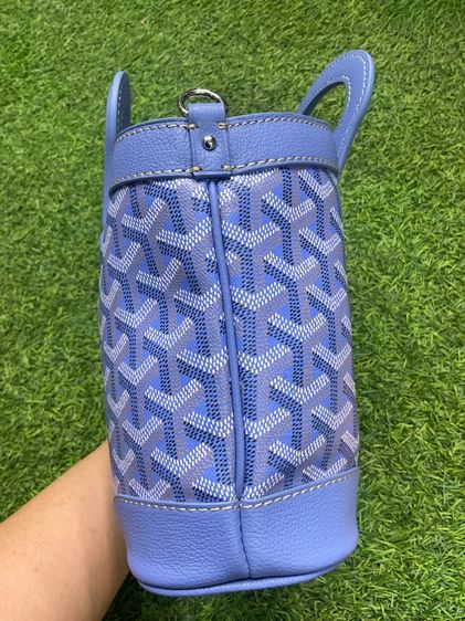 กระเป๋าหนังแท้ สีน้ำเงิน รูปที่ 2