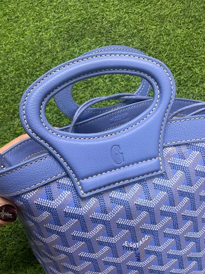 กระเป๋าหนังแท้ สีน้ำเงิน รูปที่ 5