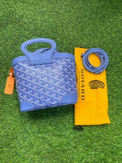 กระเป๋าหนังแท้ สีน้ำเงิน รูปที่ 10