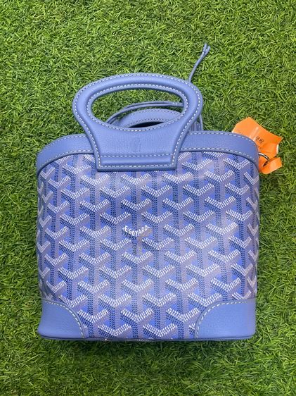 กระเป๋าหนังแท้ สีน้ำเงิน รูปที่ 3