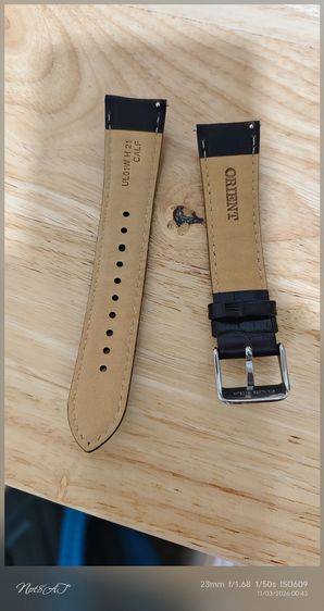 นาฬิกา Orient Bambino Sun and Moon Automatic 75th Anniversary Limited สภาพเยี่ยม พร้อมสายหนัง แถมสายเหล็ก กล่องใบครบ รูปที่ 5