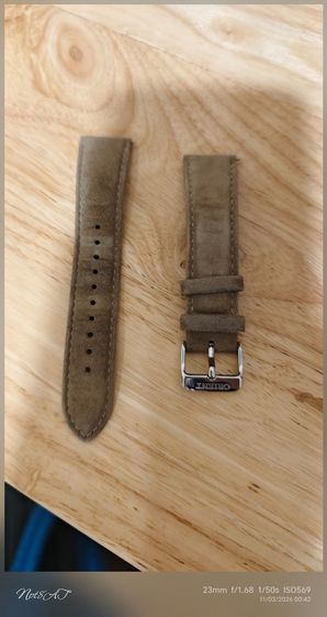 นาฬิกา Orient Bambino Sun and Moon Automatic 75th Anniversary Limited สภาพเยี่ยม พร้อมสายหนัง แถมสายเหล็ก กล่องใบครบ รูปที่ 2