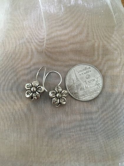 ต่างหู ต่างหูเงิน เครื่องประดับ แฟชั่น รูปที่ 3