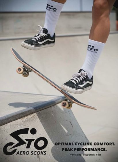 ถุงเท้ายาวทรงสปอตผู้ชายStorm aero scoks รูปที่ 5