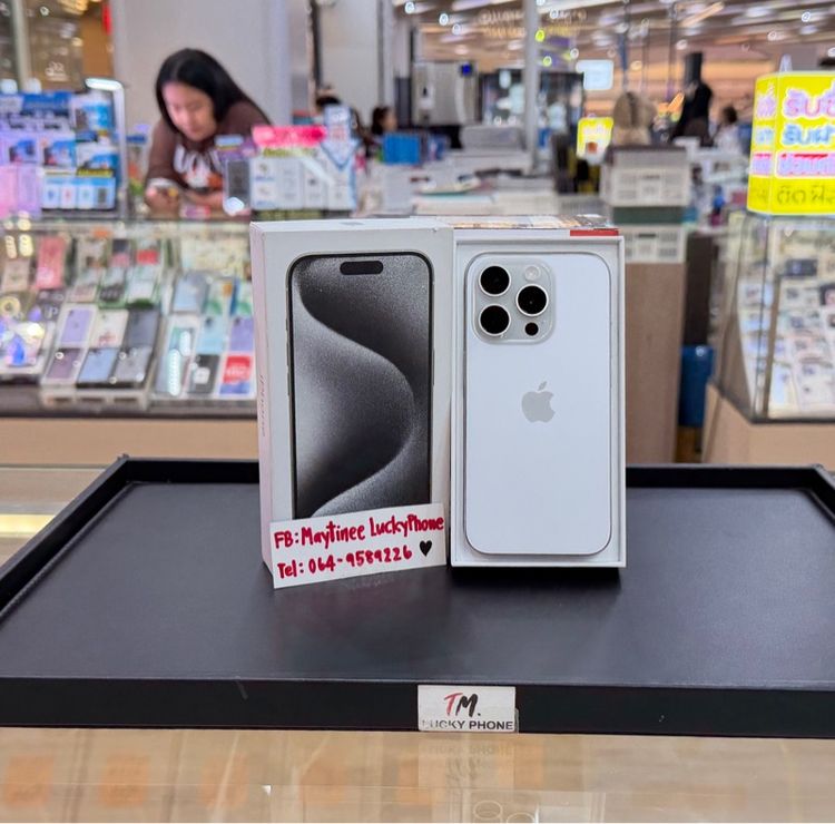 128 GB iPhone 15Pro 128GB สีขาว เครื่ิองสวยมาก