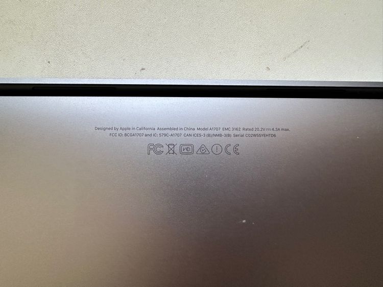 macbook pro 15" 2017 512gb  รูปที่ 10