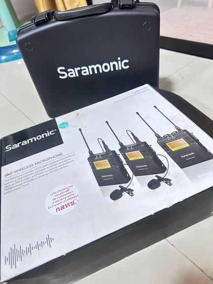 ชุดไมโครโฟนไร้สาย Saramonic UwMic9 2-Person Camera-Mount Wireless Omni Lavalier Microphone System รูปที่ 6