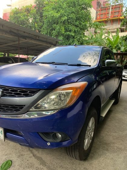 Mazda BT-50 Pro 2013 2.2 Hi-Racer Pickup ดีเซล ไม่ติดแก๊ส เกียร์ธรรมดา น้ำเงิน รูปที่ 2