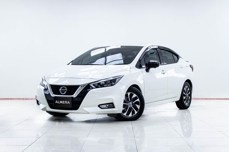 Nissan Almera 2021 1.0 V Sedan เบนซิน เกียร์อัตโนมัติ ขาว รูปที่ 4