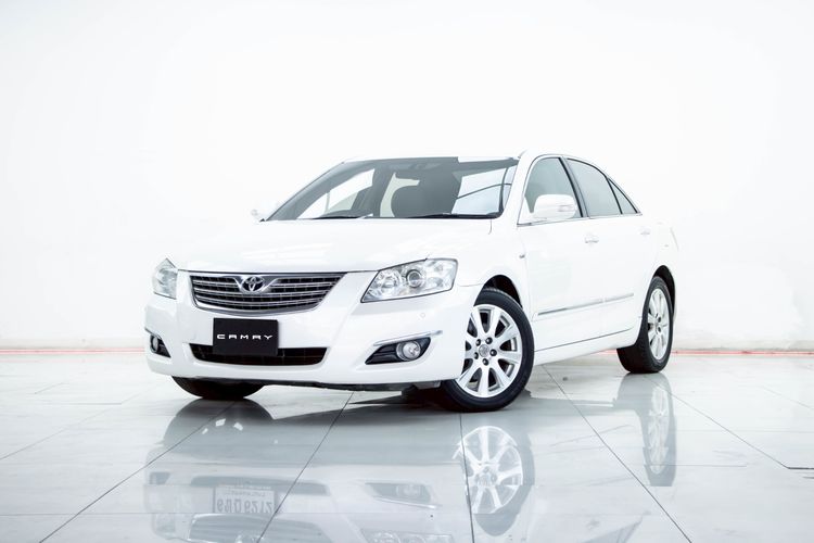 Toyota Camry 2007 2.4 V Sedan เบนซิน ไม่ติดแก๊ส เกียร์อัตโนมัติ ขาว