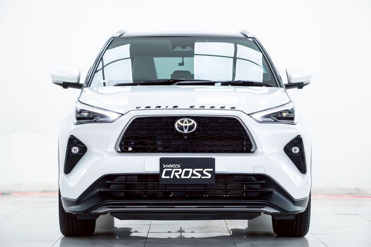 Toyota Yaris Cross 2025 1.5 HEV Premium Luxury Utility-car ไฮบริด ไม่ติดแก๊ส เกียร์อัตโนมัติ ขาว รูปที่ 4