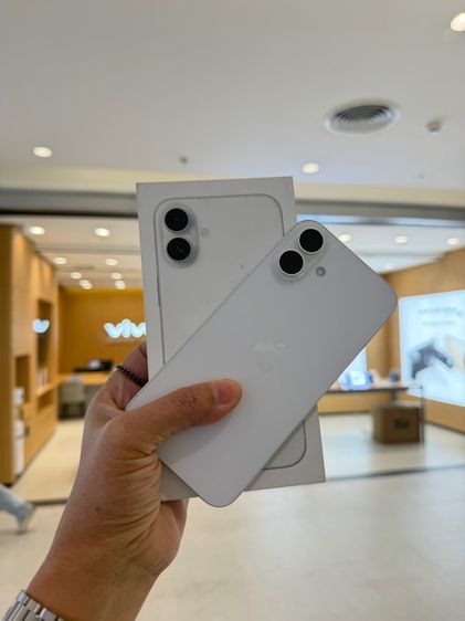 128 GB iPhone 16 Plus สีขาวประกันศูนย์ 128 ผ่อนได้ รับเทิร์น