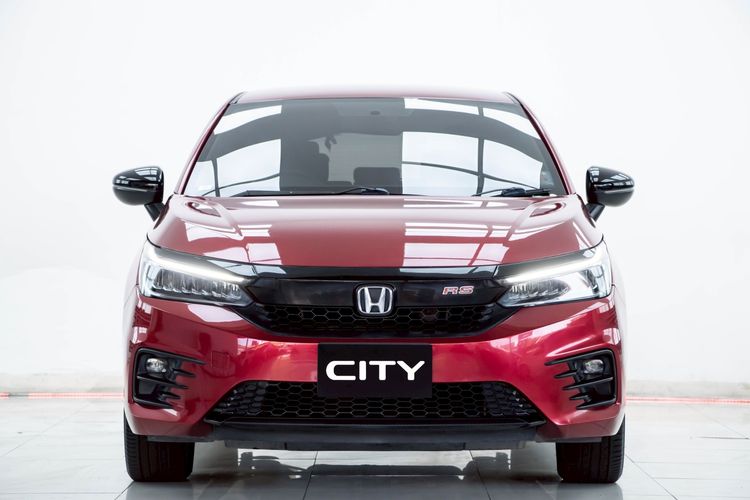 Honda City 2021 1.0 RS Sedan เบนซิน ไม่ติดแก๊ส เกียร์อัตโนมัติ แดง รูปที่ 4