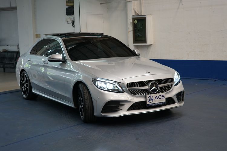 Mercedes-Benz C-Class 2019 C220 Sedan ดีเซล ไม่ติดแก๊ส เกียร์อัตโนมัติ บรอนซ์เงิน รูปที่ 2