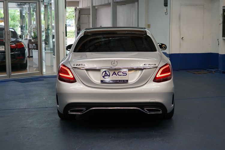 Mercedes-Benz C-Class 2019 C220 Sedan ดีเซล ไม่ติดแก๊ส เกียร์อัตโนมัติ บรอนซ์เงิน รูปที่ 4