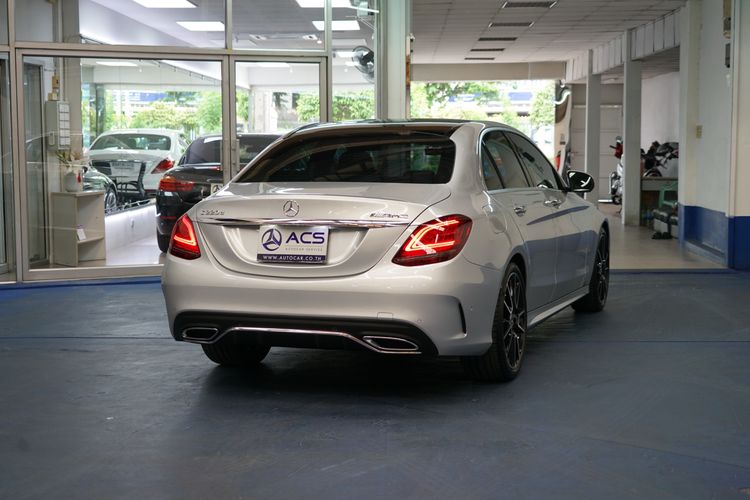 Mercedes-Benz C-Class 2019 C220 Sedan ดีเซล ไม่ติดแก๊ส เกียร์อัตโนมัติ บรอนซ์เงิน รูปที่ 3