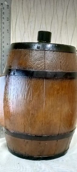 ขวดเหล้าเปล่างานต่างประเทศวินเทจรูปถังนโปเลียน รูปที่ 2