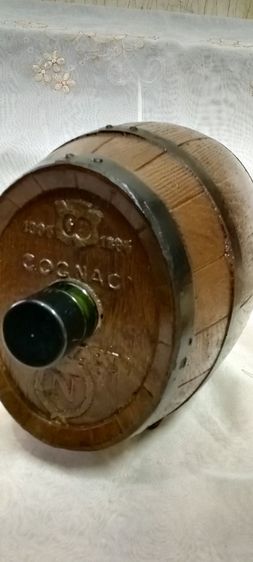 ขวดเหล้าเปล่างานต่างประเทศวินเทจรูปถังนโปเลียน รูปที่ 3