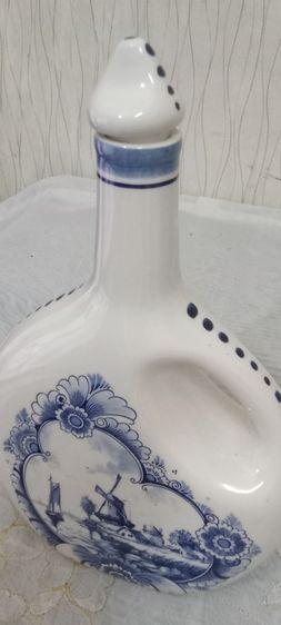 ขวดเหล้าเปล่าเซรามิกวินเทจงานต่างประเทศฮอลแลนด์ รูปที่ 2