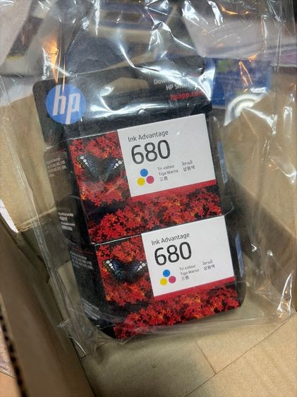 พริ้นเตอร์และสแกนเนอร์ หมึก hp 680 printer  เปลี่ยนเครื่องเลยไม่ได้ใช้ 