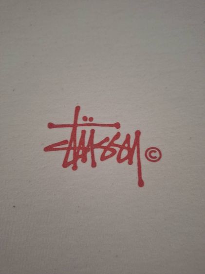 Stussy basic logo tee รูปที่ 4