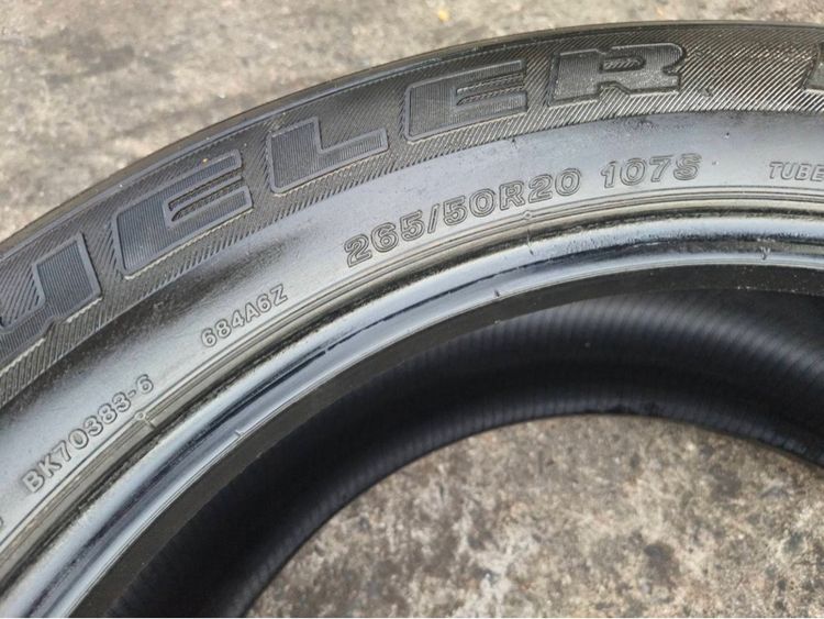 ยาง Bridgestone HT 265 50 20 ปี 25 ชุดละ 8,000 บาทครับ รูปที่ 10