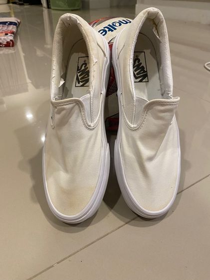 Vans classic slip-on white รูปที่ 4